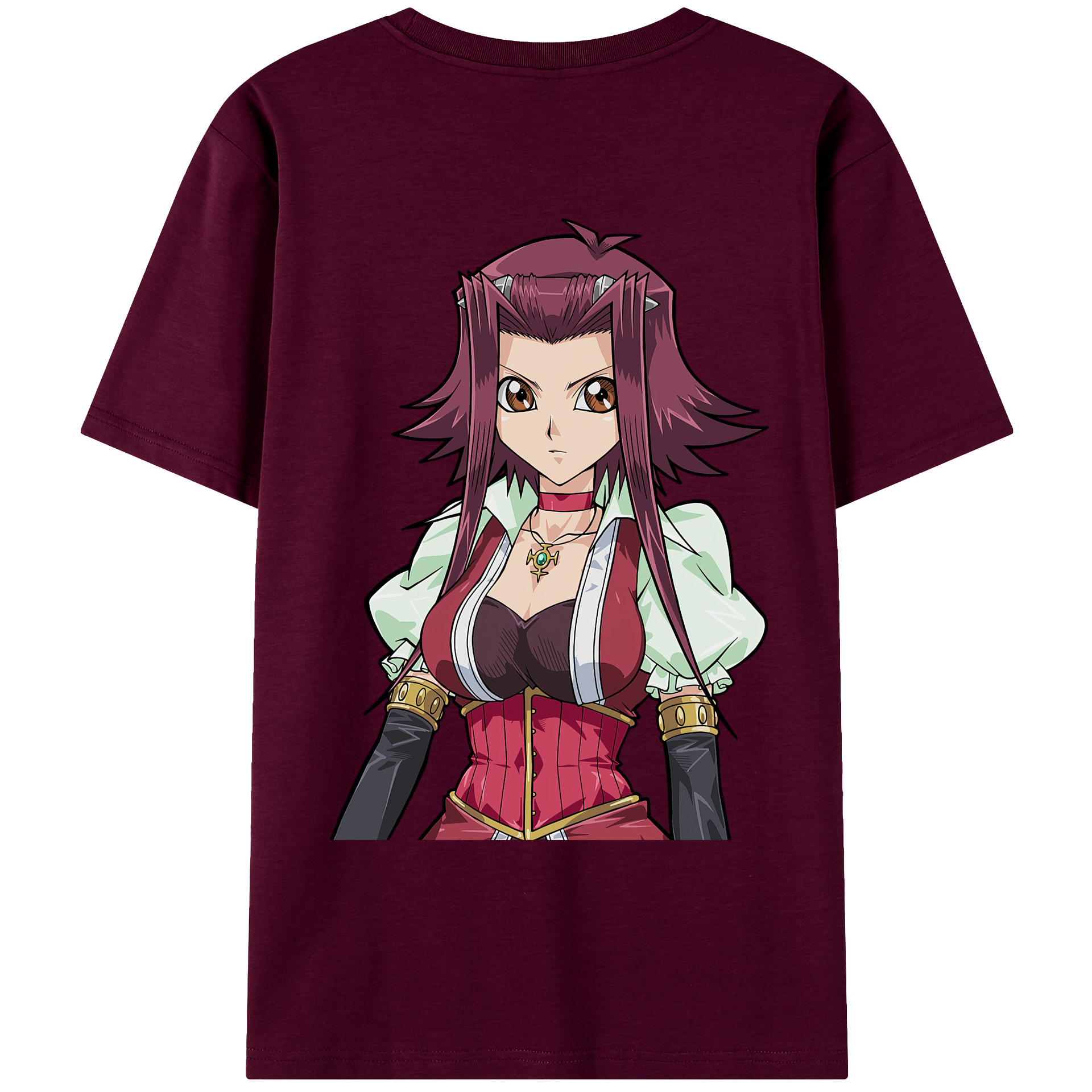 （画像用） 遊☆戯☆王 Yu-Gi-Oh! レディース半袖Tシャツ(バックプリント)